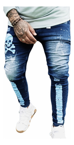 Jeans Skinny Licrado Caballero