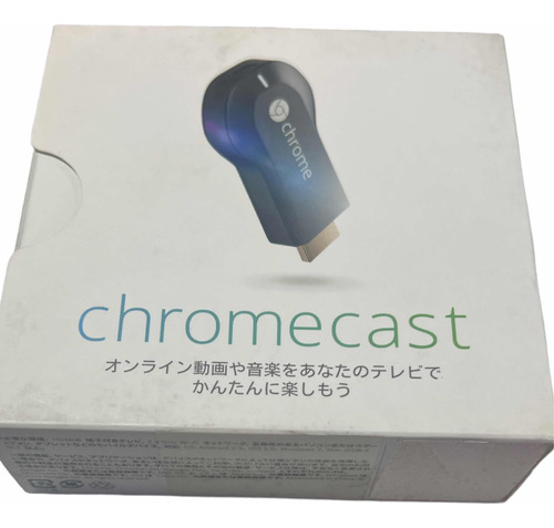 Dispositivo Streaming Google Chromecast 1era Gen Negro Hmdi