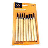   Set 8 Piezas Gubias Para  Madera Tallado Artesanía 13cm