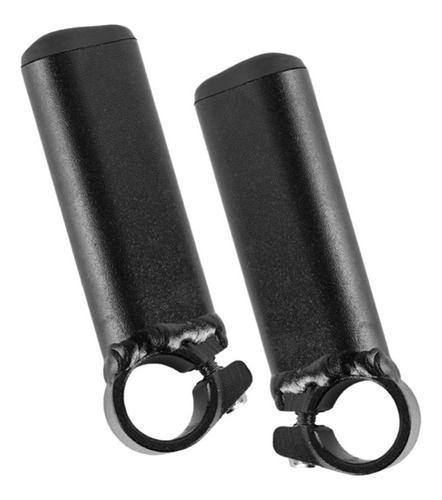 Bar End Chifre Alumínio Suporte P/ Guidão Bicicleta Bike Cor Preto