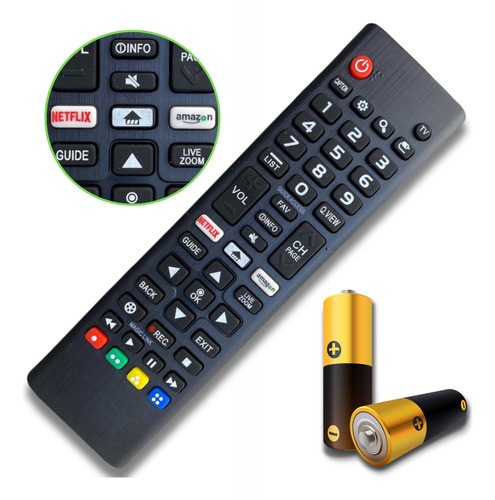 Controle Remoto Universal Compatível Com Todas Tv LG Smart