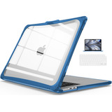 Funda Para Laptop Resistente Para Macbook Air M2 Azul Marino