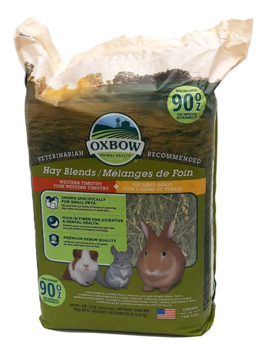 Heno Timothy & Pasto Orchard Conejo, Cuyo 2.5kg Oxbow Hn