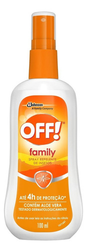 Repelente Spray Off! Family Frasco 100ml