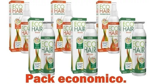 Promo 3 Eco Hair Sh Caida + 3 Ecohair Locion Spray