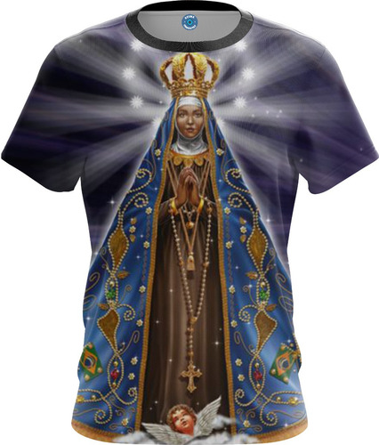 Camisa Camiseta Adulto Nossa Senhora Aparecida Padroeira 04