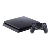 Sony Playstation 4 Slim 1tb Standard Cor  Preto Onyx