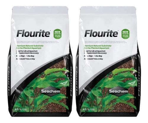 Flourite 7kg Seachem Sustrato Nutritivo P/acuario Plantad2pz