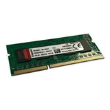 Memoria Ram Ddr3 Sodimm Kingston 2gb 1333mhz Pc3 Cl9 1.5v