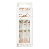 Uñas Impress/press-on - Navidad Warmest Wishes