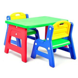 Combo Mesa Y 2 Sillas Infantiles Rodacross