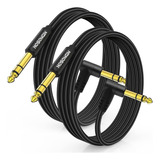 Hosongin Cable Trs Para Instrumentos De 1/4 De Pulgada, Paqu