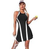 Ropa De Tenis De Fitness Vestido Deportivo Antirrobo