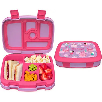 Bentgo Kids Prints Lonchera Hadas Y Castillos Rosa | Envío gratis