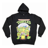 Buzo Hoodie Maxibuzo Tortugas Ninja Estampa Plena