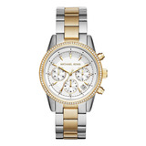 Reloj Mujer Michael  Mk6474 Cuarzo Pulso Plateado Just Watch