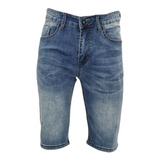 Bermuda Short De Hombre Mezclilla Elasticado 923