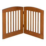 Barkwood Pets No Empotrado Madera Pet Gate, Contemporaneo, C