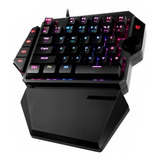 Teclado One Hand Balam Rush Gk540 Dominate Alámbrico Rgb