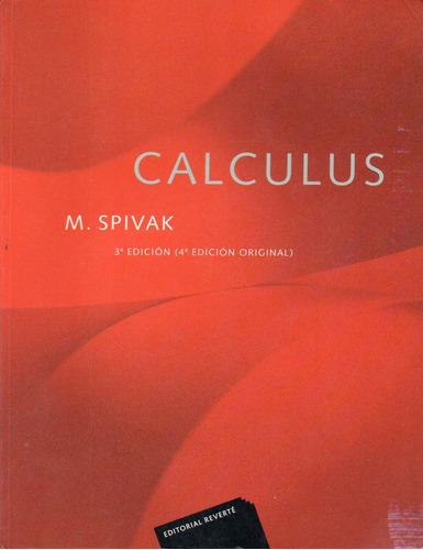 Libro: Calculus / Spivak / 3a Edición