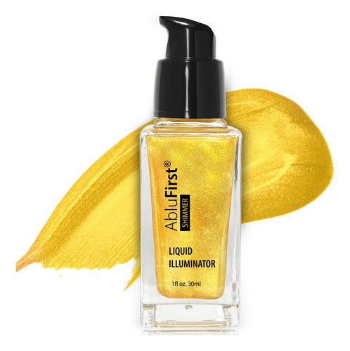 Ablufirst Iluminador Líquido Aceite Corporal Glitter Imper.