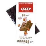 Barra De Chocolate Orgánico Semi Amargo 70% Cacao Cacep 85 G