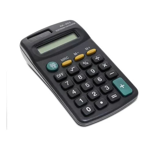 Calculadora De Mesa E Bolso Pequena 08 Dígitos Escolar Kk402