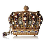 Hombro Con Cuentas Mary Frances Queendom Jeweled Corona Real
