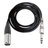 Cabo Microfone Xlr Macho P10 Ninja Estéreo Santo Ângelo 5 M