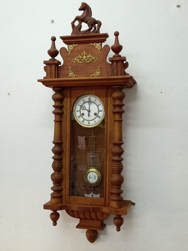 Antiguo Reloj De Pared Gustav Becker Año 1908 Alemán 
