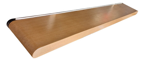 Estante Flotante Madera Con Luz Led 150x20x5cm Cocina Living