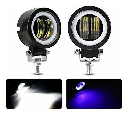 Ebestauto Compatible Para La Motocicleta Faros Led Luz De Ni