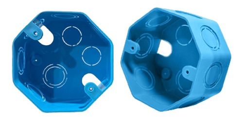 Caja Luz Embutir Octogonal Plasticas Pvc Starbox Pack X50
