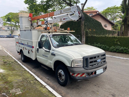 Ford F4000 Caminhão Cesto Aéreo 13metros Isolado Sky Ritz