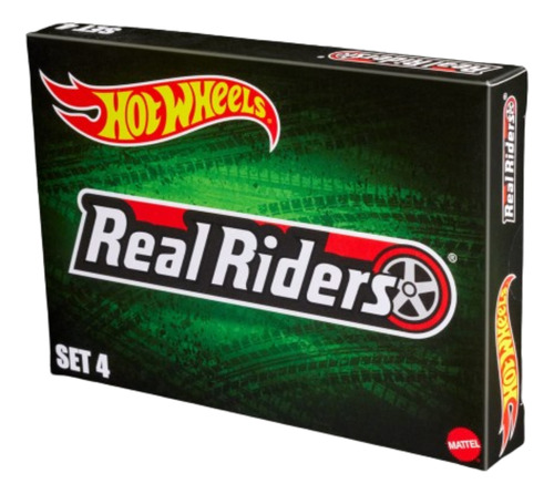 Hot Wheels Rlc Real Riders 6 Pack Llantas Set #4 | Red Line