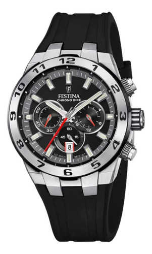 Reloj Festina Hombre F20671/6 Chrono Bike Malla Caucho Negro