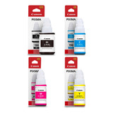 Pack 4 Tintas Canon Gi 190 Originales