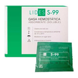Lides-99 Gasa Hemostatica Pack 10 Pzs 5 Cms X 10 Cms