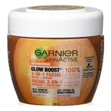 Garnier Glow Boost Apricot Exfoliator 2 En 1 Máscara/exfol.