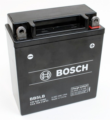 Bateria Moto Bosch 12v 5ah Bb5lb = Yb5lb Zanella Zb 110