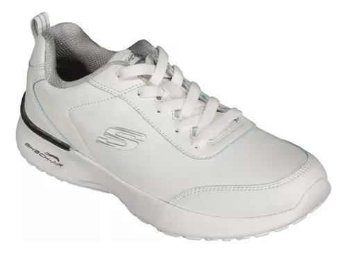 Tenis Skechers Unisex Escolar Air 12947 Blanco