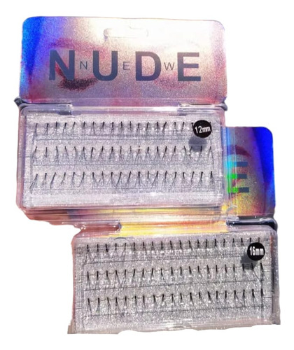 Pestañas Postizas Nude Wisps Maquillaje Mayoreo Caja 12pz 