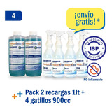 Pack De Sanitización Y Limpieza Con Cobre/ Base Agua/manzana