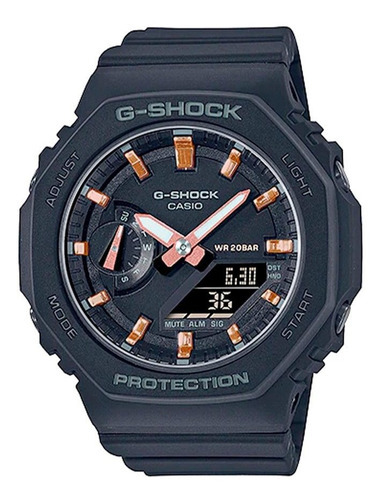 Reloj Pulsera Casio G-shock Gma-s2100-1adr, Para Mujer Color