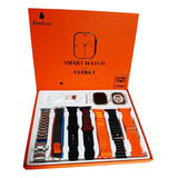 Smartwatch S100 Ultra 9 Lançamento - Com Sete Pulseiras