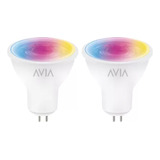 Foco Led Dicroico Gu5.3 Avia Dimeable Smarthome Pack 2