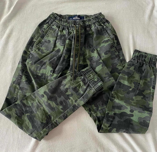 Pantalón Camuflado Cargo De Hollister