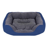 Cama Para Perro Pet To Bed Polar Azul Mediana