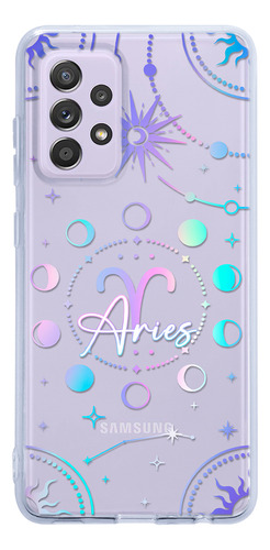 Funda Para Galaxy Uso Rudo Para Mujer Signo Zodiaco Aries