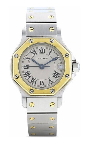 Reloj Cartier Santos Octagon Original Para Dama Impecable !!